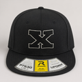 PTS30 Black Embroidered "X" logo Hat