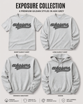 Exposure Classic Brush Script Collection | Ash Grey