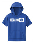 Leopards Fleece Short Sleeve Hooded Pullover