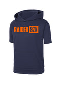 Raider Fleece Short Sleeve Hooded Pullover