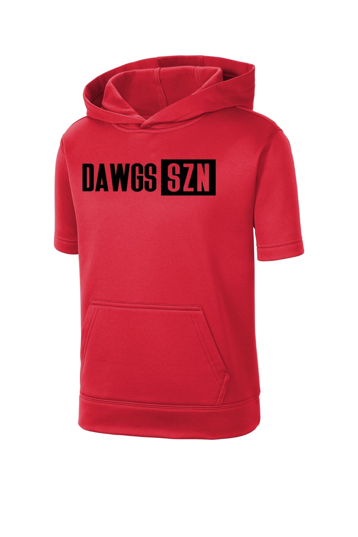 Dawgs Fleece Short Sleeve Hooded Pullover