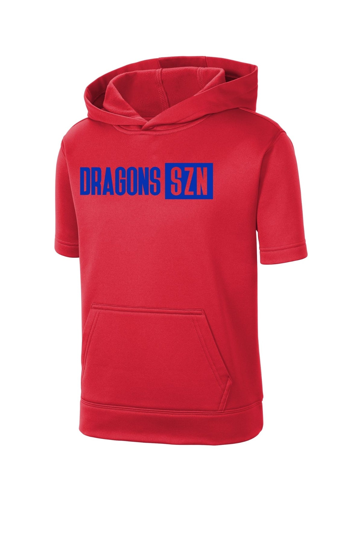 Dragons Fleece Short Sleeve Hooded Pullover
